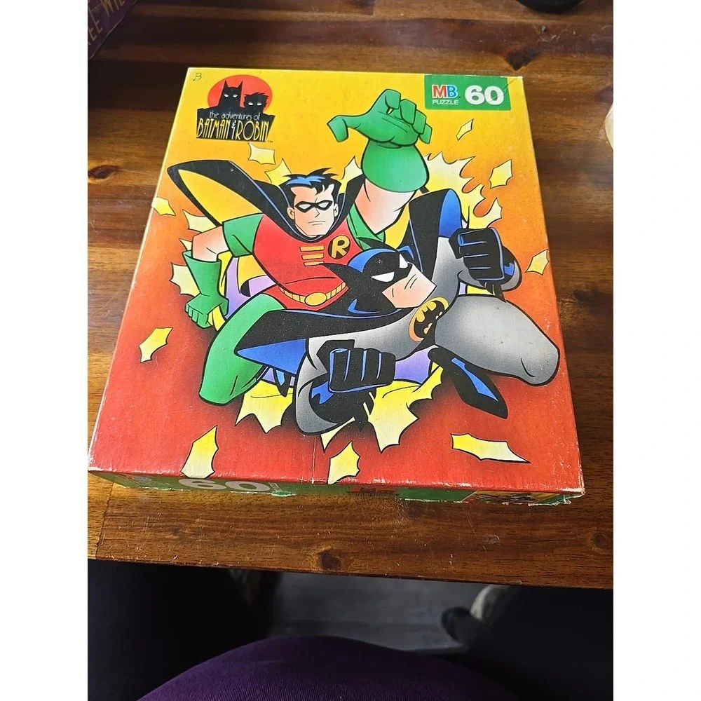 Vintage 1995 The Adventure Of Batman & Robin Jigsaw‎ Puzzle Complete